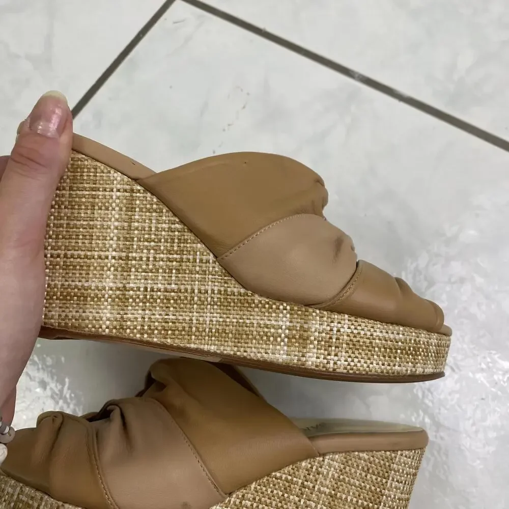 SARAH FLINT the perfect Arabesque wedge heel sz 5.5